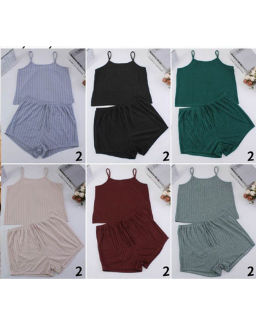 Pijama de Mujer Poliéster Colores Surtidos x 12 Unds. Talla: XL - XXL - 3XL - 4XL