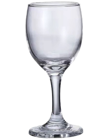 3 Set de Copas Vidrio para Vino 330 ML (1 Set Trae: 6 PCS) Medida: 18.7 x 7 .3 cm aprox.