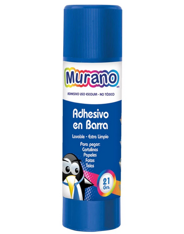 Pegamento en Barra   Murano x 12 Unds. Medida: 21 Grs.