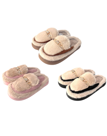 Pantuflas de Mujer Colores Surtidos x 48 Pares. Talla: 36 al 41