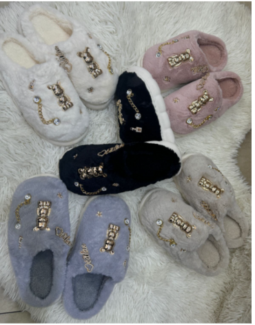 Pantuflas de Mujer Colores Surtidos x 24 Pares. Talla: 36 al 41