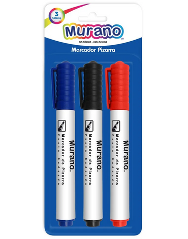 6 Set de Marcadores de Pizarra Blister Murano
