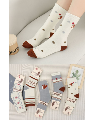 Calcetas de Mujer Con Toalla x 2 Docenas. Talla: 35 - 40