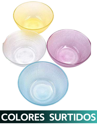 3 Set de Pocillo para Postre.Medida: 12 x 5 cm aprox (1 Set Trae 4 PCS )