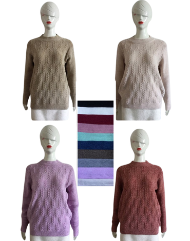 Chaleco de Mujer Chenil Colores Surtidos x 12 Unds.Talla: Estándar