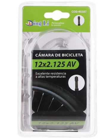 Camara Para Bicicleta 12*2.125AV x 6 Unds.
