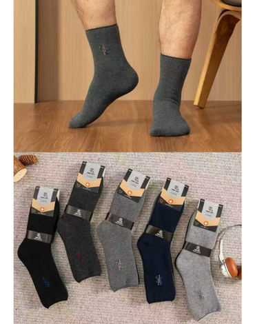 Calcetas Hombre Larga Diabetico Toalla x 2 Docenas. Talla: 39 - 45