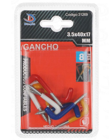 Clavos .Medidas: 3.5x40x17 : x 12 Set.