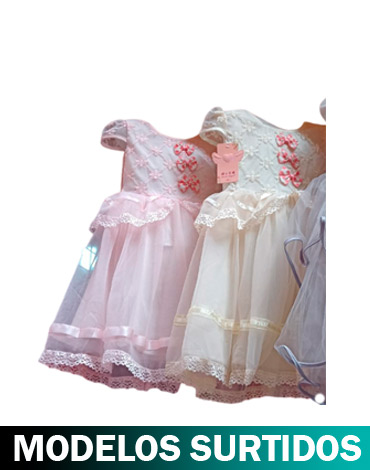 Vestido  Fiesta de Niña x 4  Unds Talla: 8