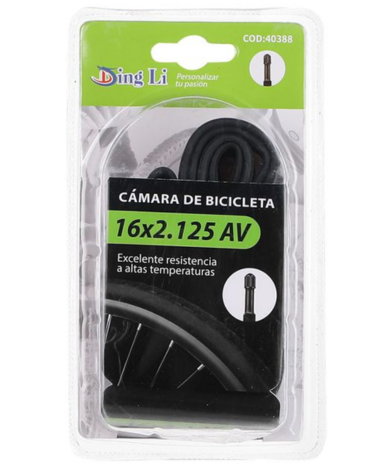 Camara Para Bicicleta 16*2.125AV x 6 Unds.