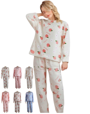 Pijama Invierno Colores Surtidos x 12 Unds. Talla: M/L - XL/2XL