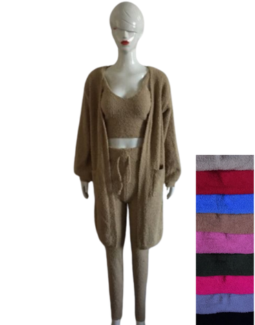 Conjunto de Mujer Lanilla Colores Surtidos x 12 Unds. Talla: M / L - XL