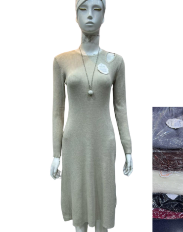 Vestido Largo de Mujer Colores Surtidos x 6 Unds.Talla: Standar