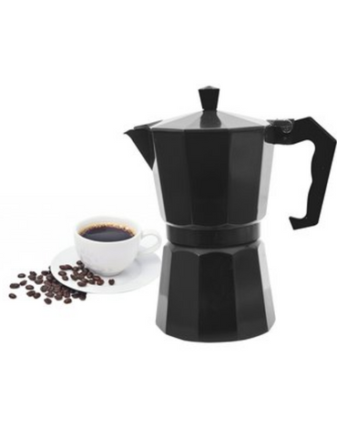 Cafetera de Metal para 9 Tazas x 4 Unds. Medida: 16 x 9 cm aprox.