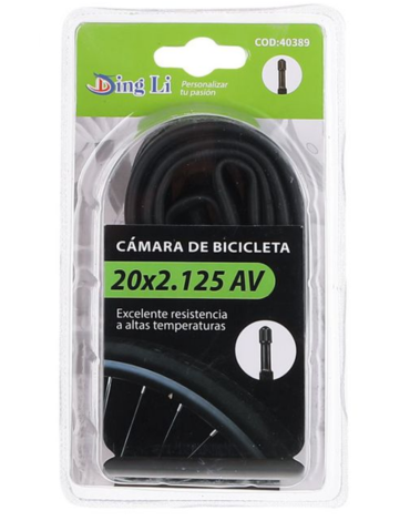 Camara Para Bicicleta 20*2.125AV x 4 Unds.