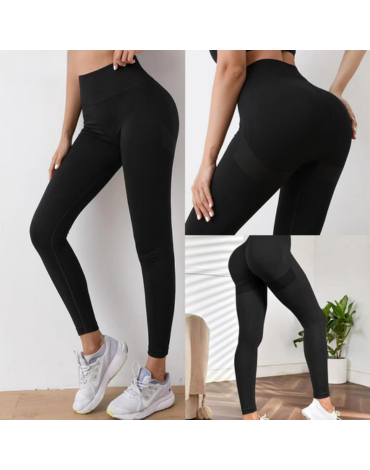 Calza Deportiva Color Negro x 12 Unds. Talla: M/L - XL/XXL
