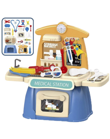 6 Set de Escritorio Doctor (1 Set Trae 25 Pcs) Medida: 30*16*33.5 cm aprox.