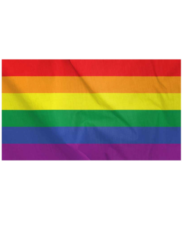 Bandera Arcoiris x 4 Unds. Medidas: 90 x 145 cm aprox