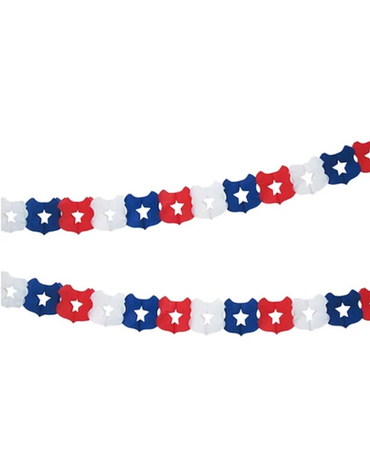 Guirnalda de Papel Fiestas Patrias x 12 Unds. Medidas: 2 Metros Aprox