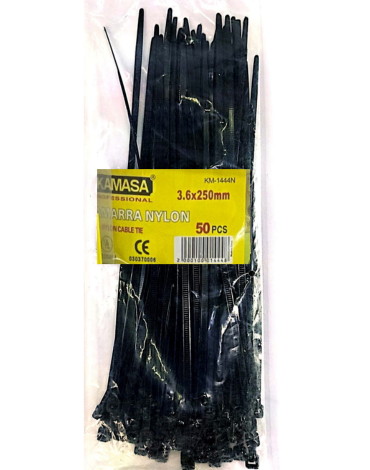 12 Bolsas de Amarra Plástica.( 1 Bolsa Trae 50 PCS ) Medidas: 3.6 x 250 MM aprox