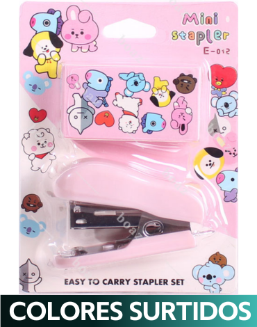 6 Set de Mini Corchetera Monito.(Cada Set Trae 2 PCS)