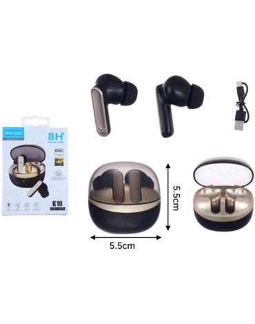 Audífonos Inalámbrico con Bluetooth Colores Surtidos x 4 Unds.