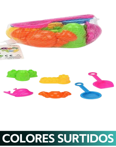 12  Set de Accesorios Playeros .(1 Set Trae: 6 PCS)
