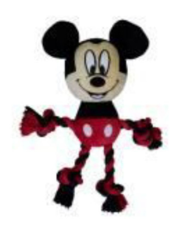 Juguete para Mascota de Mickey x 3 Unds.