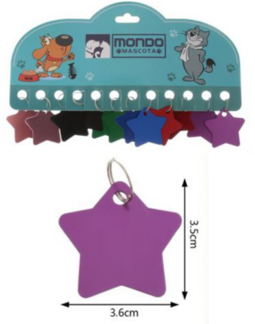 12 Set de Placas de Estrellas (1 Set Trae 12 PCS) Medidas: 3.5 x 3.6 cm aprox.
