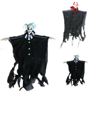 Adorno Halloween Colgante Fantasma x 4 Unds.Medida : 90 cm aprox.