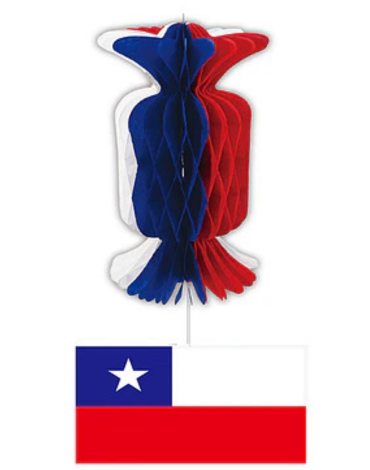 Adorno Colgante Fiestas Patrias x 6 Unds. Medida: 50 cm aprox.
