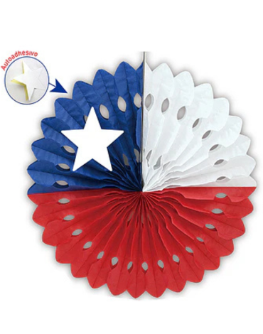 Adorno Colgante Fiestas Patrias x 12 Unds. Medida: 30 cm aprox.