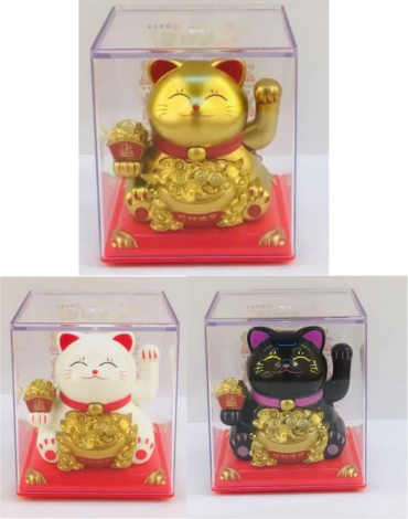 Adorno Gato de la Suerte Modelos Surtidos x 6 Unds.Medida: 7 cm aprox
