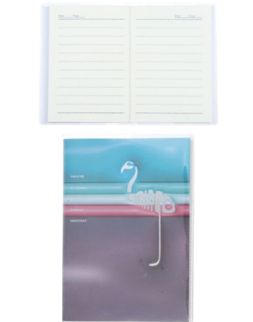 Agenda Diseño con Líneas Modelos Surtidos x 6Unds. Medida: 21 x 15 cm aprox.
