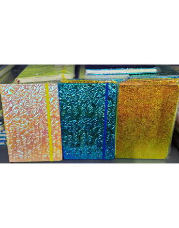 Agenda Tornasol Colores Surtidos x 6 Unds. Medida: 18 ,5 x 13 cm aprox