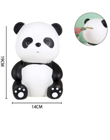Alcancía de Cerámica Panda x 4 Unds. Medida: 19 x 14 cm aprox.