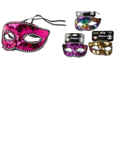 Antifaz de Fiesta Colores Surtidos x 12 Unds.Medida: 17 x 8 cm aprox.