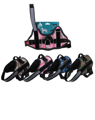 Arnés Camuflaje  para Mascotas x 4 Unds.Tallas: S