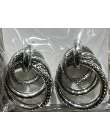 Aros Plateado y Dorados x 24 Pares.
