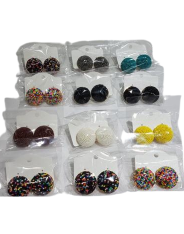 3 Set de Aros de Mostasillas (1 Set Trae 12 Pares)