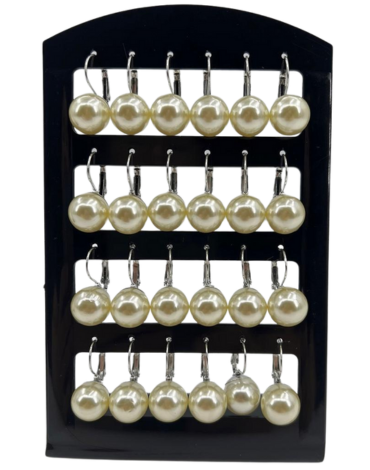 Aros Perla Colgante x 48 Pares.