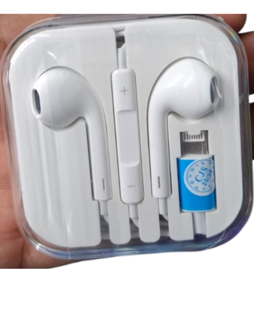 Audífonos para IPhone Color Único  x 12 Unds.