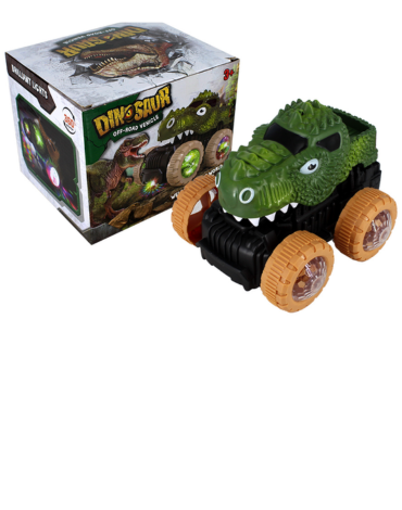 Auto Dino Musical con Luz  x 6 Unids.Medida :17,6 cm aprox