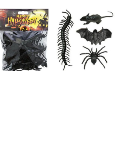 6 Set de Figuras Mixtas Bichos para Halloween (1 Set Trae: 6 PCS)