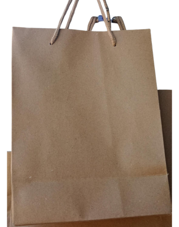 Bolsa de Papel Kraft Color Único x 24 Unds. Medida: 26 x 32 x 12 cm aprox.