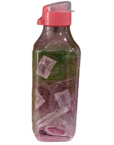 Botella de Agua Plástica Colores Surtidos x 12 Unds. Medida: 550 ml aprox.