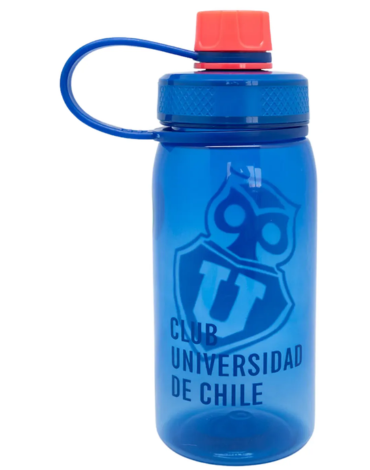 Botella Plástica Diseño U de Chile x 3 Unds. Medida: 700 ml aprox.