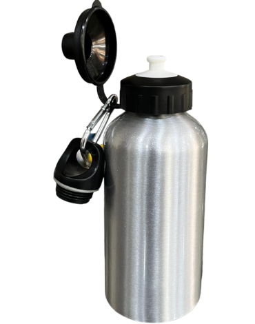 Botella de Aluminio Color Único x 6 Unds. Medida: 500 ml aprox.