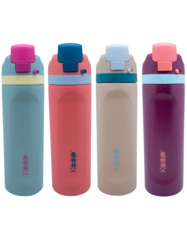 Botella Insulada Flask Keep Colores Surtidos x 3 Unds. Medida: 720 ml aprox.