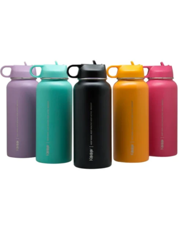 Botella Insulada Keep Colores Surtidos x 3 Unds. Medida: 1000 ml aprox.